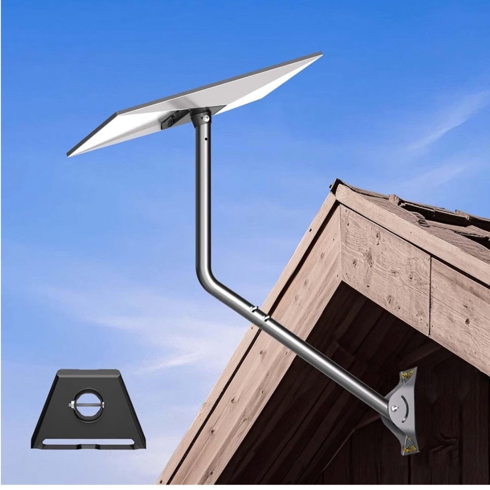 Starlink Gen 3 Mount Adjustable Wall Roof Mounting Kit Extended Silver One Size